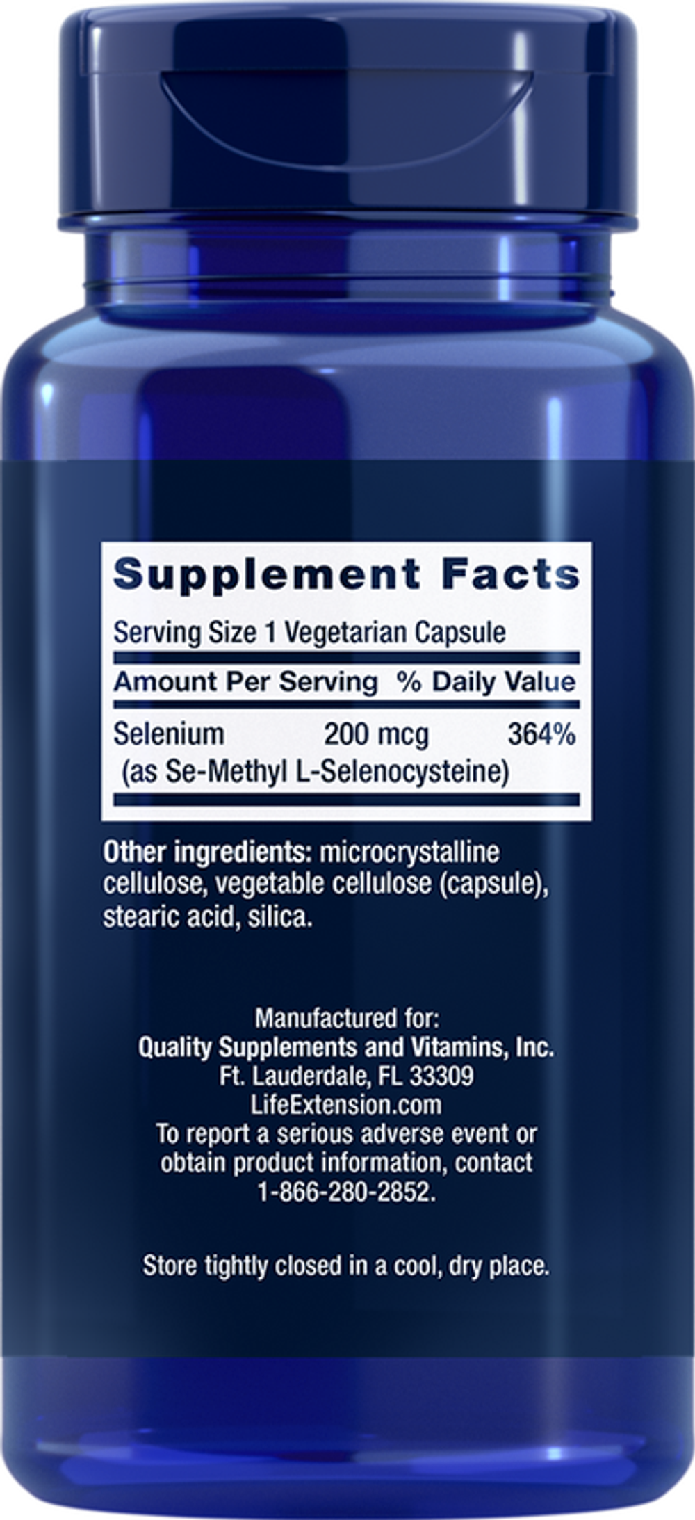 Se-Methyl L-Selenocysteine 200 мкг 90 капсул Life Extension