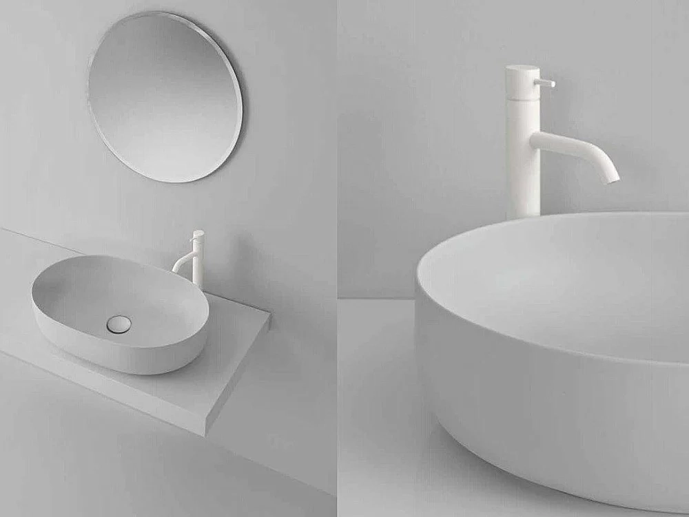 Раковина накладная Kerasan Nolita 60 534359 Grigio matt