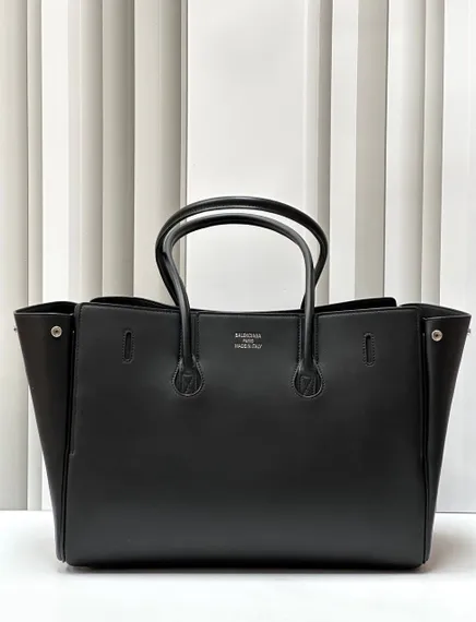 Сумка BALENCIAGA Bel Air Carry All Bag черный/серебро