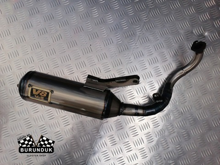 V8 ВЫХЛОПНАЯ ТРУБА / ГЛУШИТЕЛЬ 70 - 90 сс DIO AF 34 AF 35 ZX