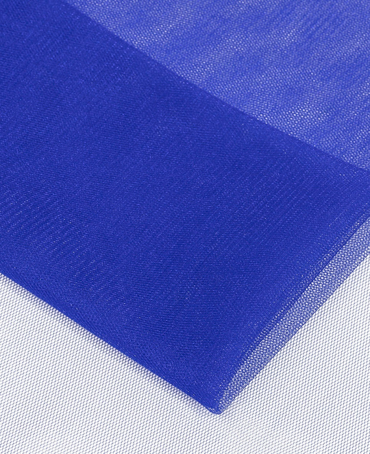 Фатин голубой темный, CRYSTAL SHINING TULL C19