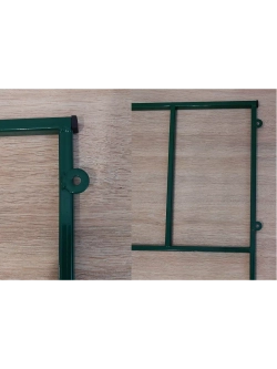 Заборчик садовый металлический 4 секции, забор, ограждение