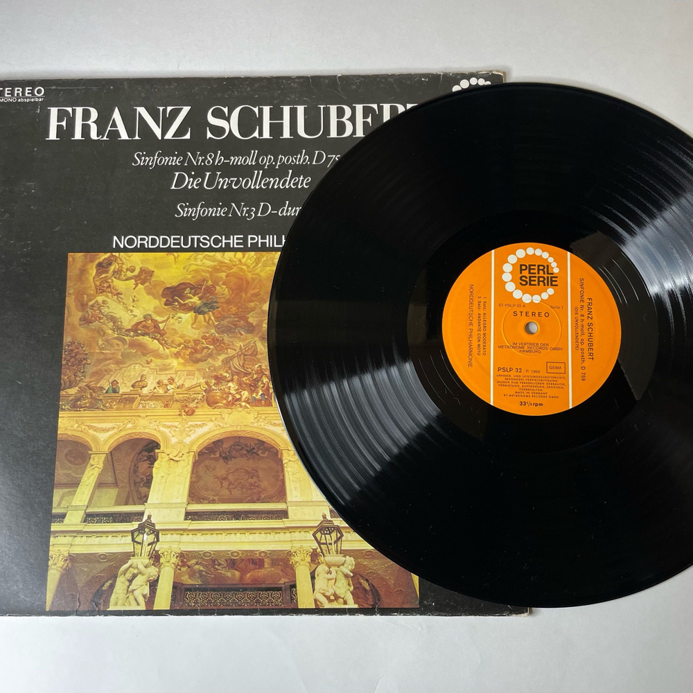 Винтажная виниловая пластинка LP L. Van Beethoven Бетховен, Adolf Drescher, Sonate Nr. 31 As dur, op. 110; Sonate Nr. 32 c moll, op. 111 (Германия 1968)