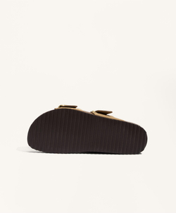 OYSHO Сандалии с двойным ремешком, песочный