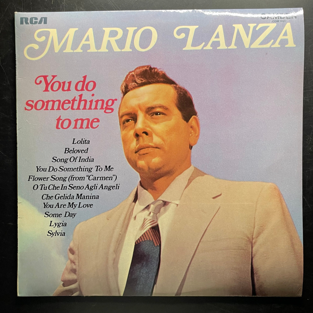 Mario Lanza ‎– You Do Something To Me (Англия)