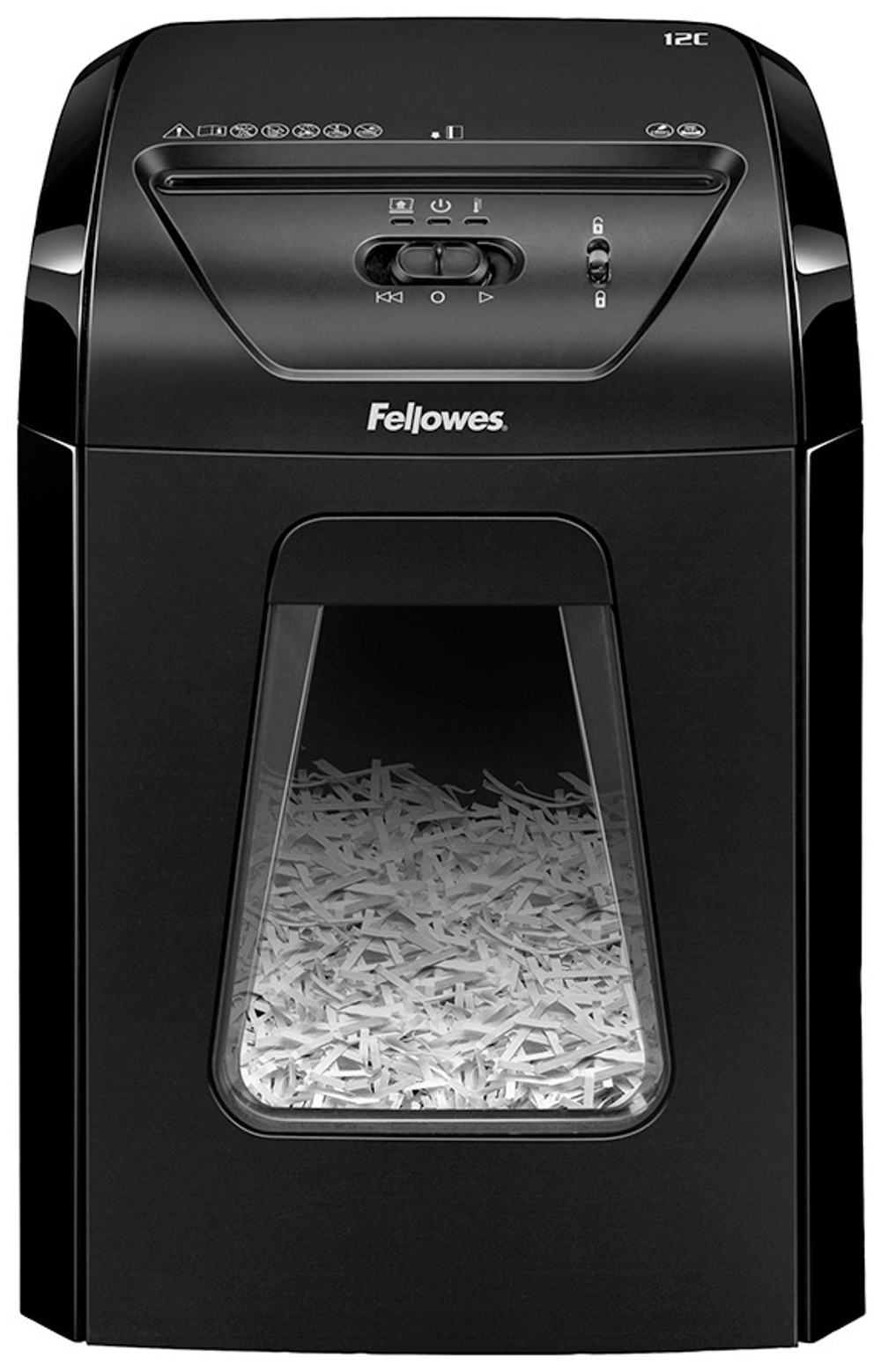 Уничтожитель документов Fellowes Powershred 12C черный
