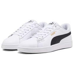 Кроссовки Puma Smash Suede 'White Black' 390987-11