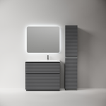 Тумба напольная Sancos Folk Floor правая 995х445х850, c двумя ящиками оснащенными доводчиками, Grey soft, арт.FL100FRGS