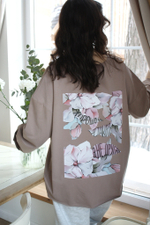 Лонгслив Oversize с принтом