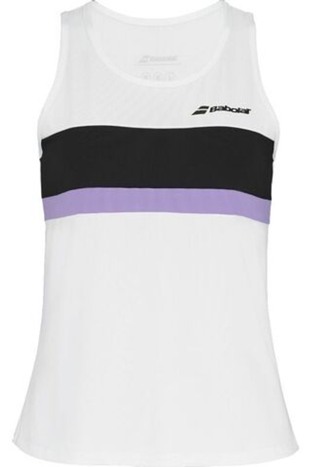 Женский топ теннисный Babolat Padel Tank Woman - белый