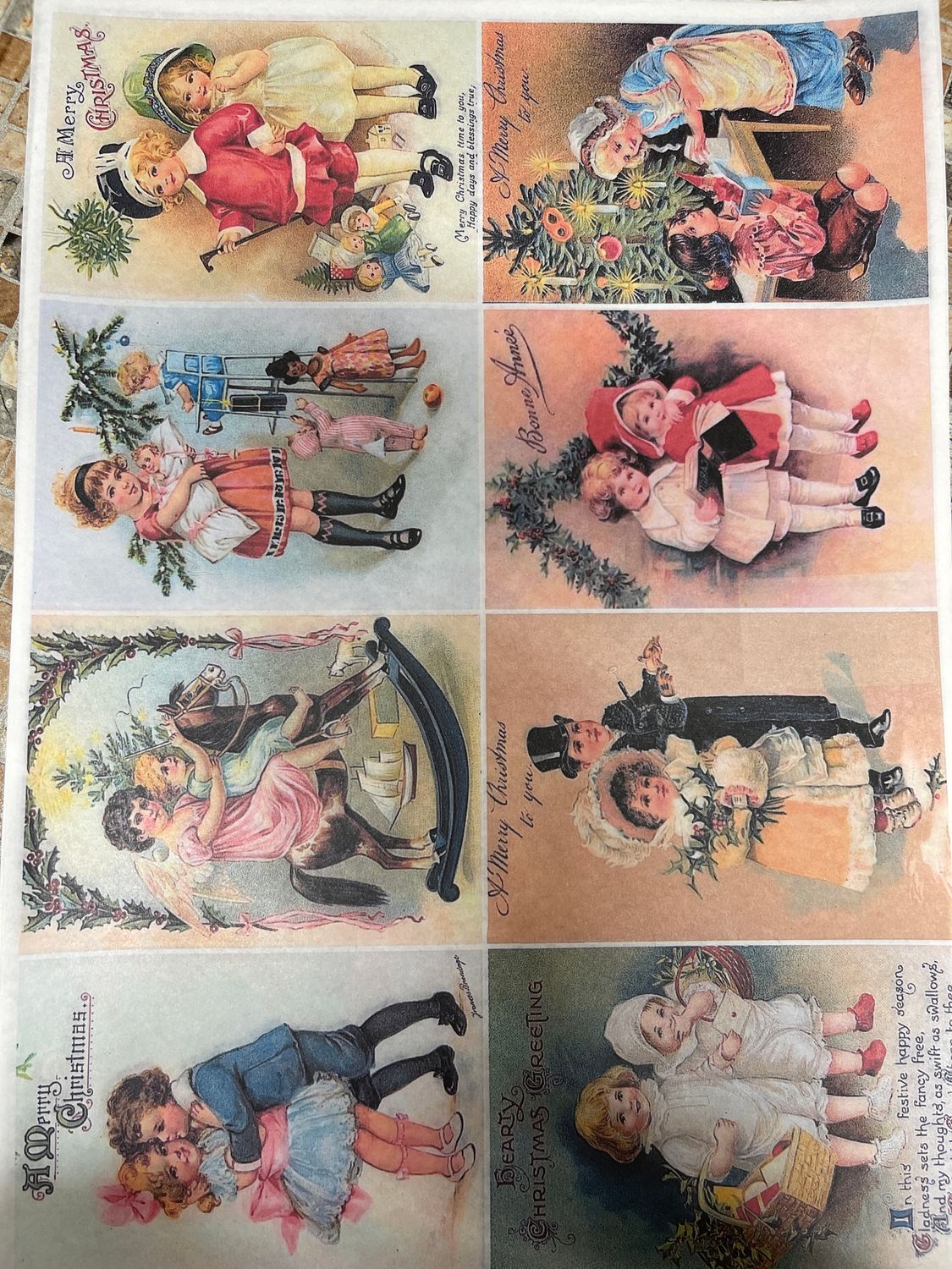 декупажная карта 