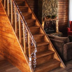 ULD-B3010-200-DTA WHITE IP20 Бахрома светодиодная с контроллером. 200 светодиодов. 3 м. белый. IP20. провод прозрачный