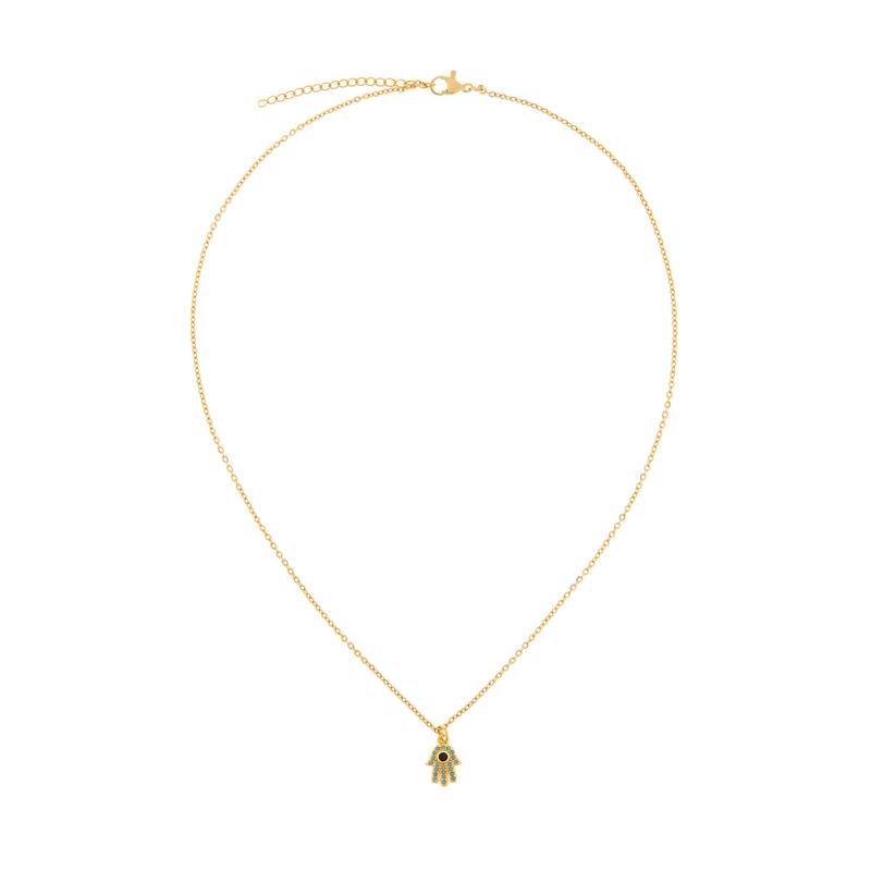 Колье Мини Хамса – Синее