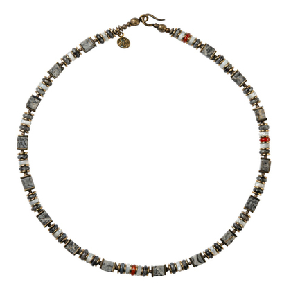 Колье "Фрески 2130" grey