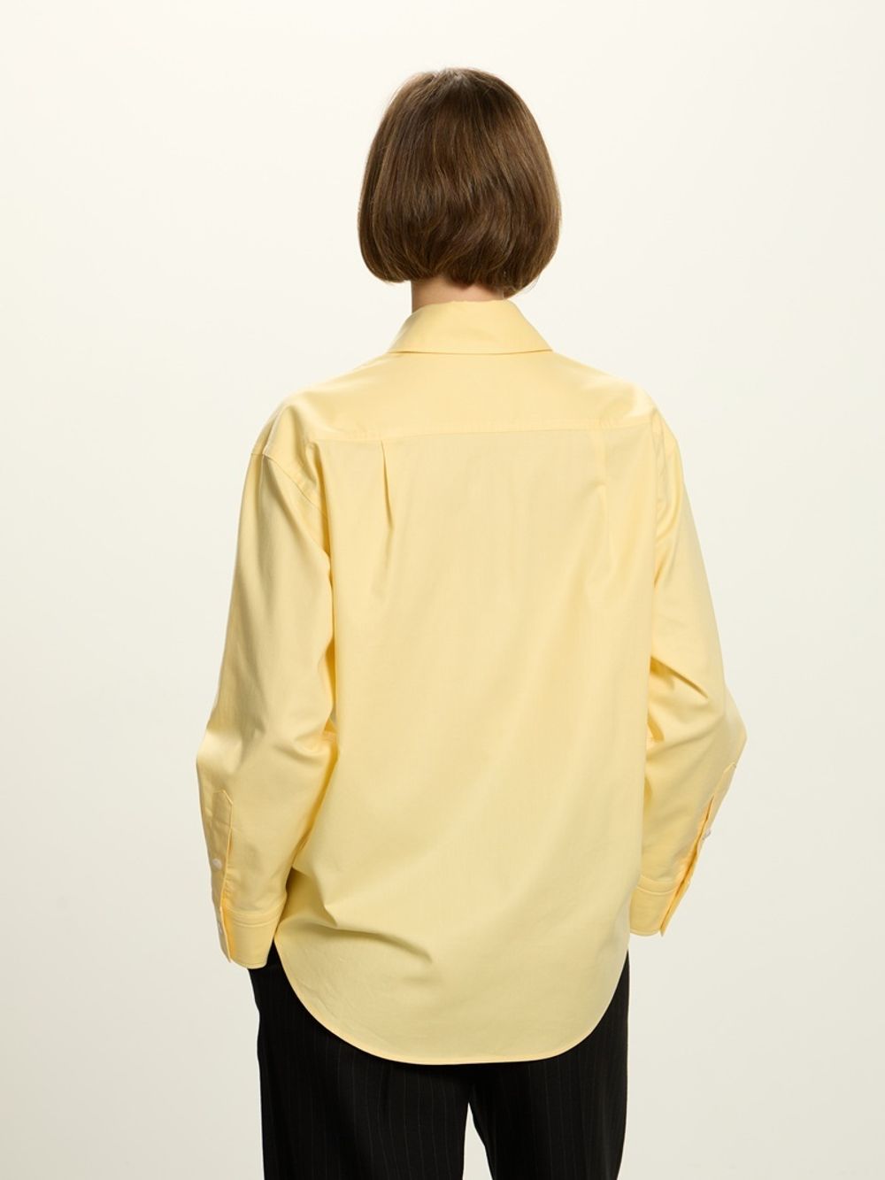 Рубашка Хельсинки желтая хлопок-вискоза