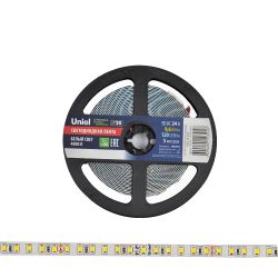 ULS-2835-120LED-m-8mm-IP20-DC24V-9.6W-m-5M-4000K Гибкая светодиодная лента на самоклеящейся основе. Катушка 5 м. в герметичной упаковке. Белый свет 4000K. ТМ Uniel.