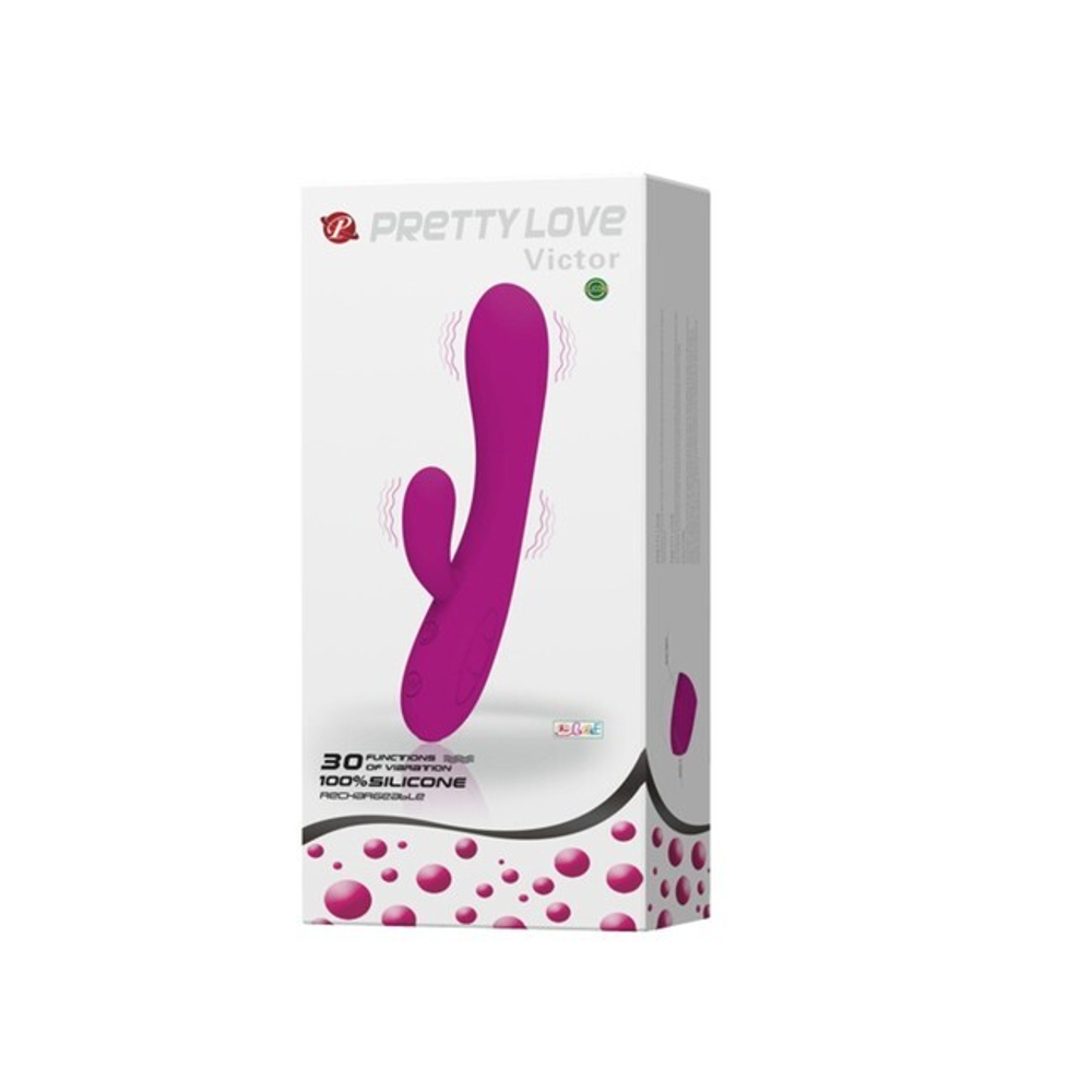 Мощный небольшой вибратор Pretty Love Victor (30 режимов) (Цвет: фиолетовый)
