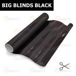 Пленка для окон декоративная BIG BLINDS BLACK ControlTek, на отрез (ширина рулона 1,524 м.)