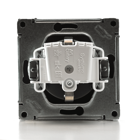 Розетка ArtGallery 16А с заземл. механизм грифель SE GAL000743