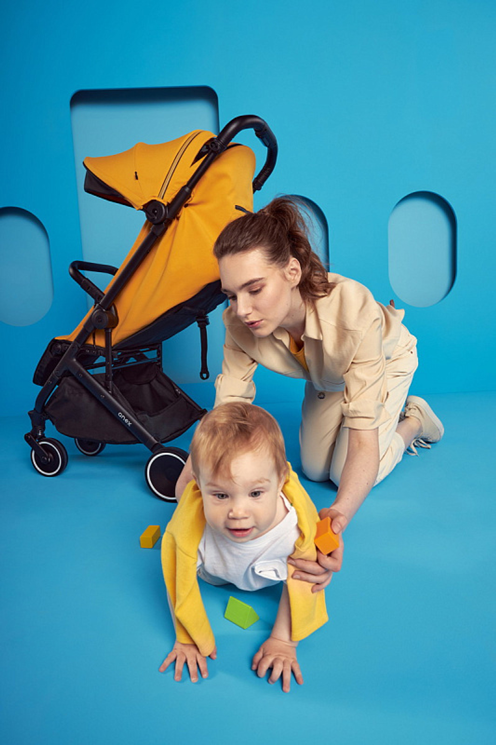 Детская прогулочная коляска Anex AIR-X Ax-04/L yellow