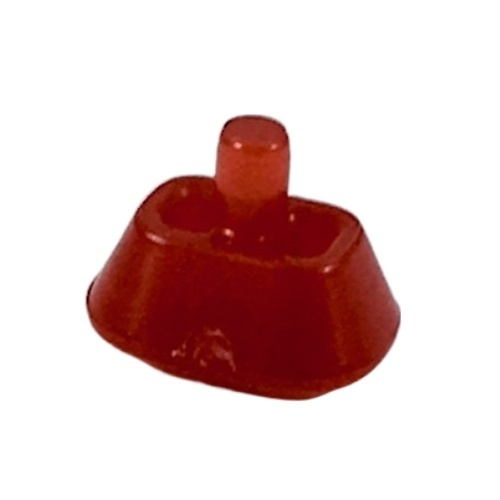 Камень, огранённый c маленькой булавкой 36451a Trans-Red