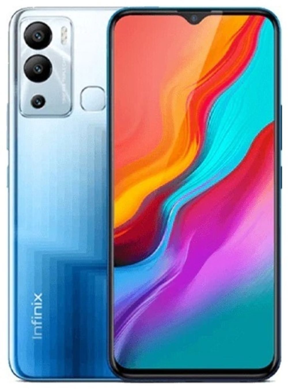 Смартфон Infinix HOT12i 4 ГБ/64 ГБ голубой