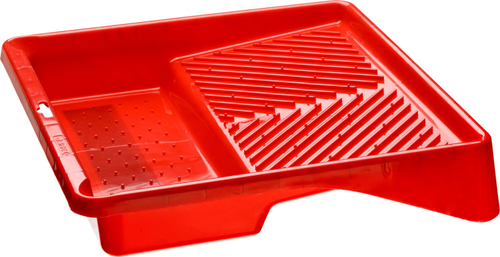 Ванночка ЗУБР малярная пластмассовая, для валиков до 270 мм, 360х360мм, 1,3л