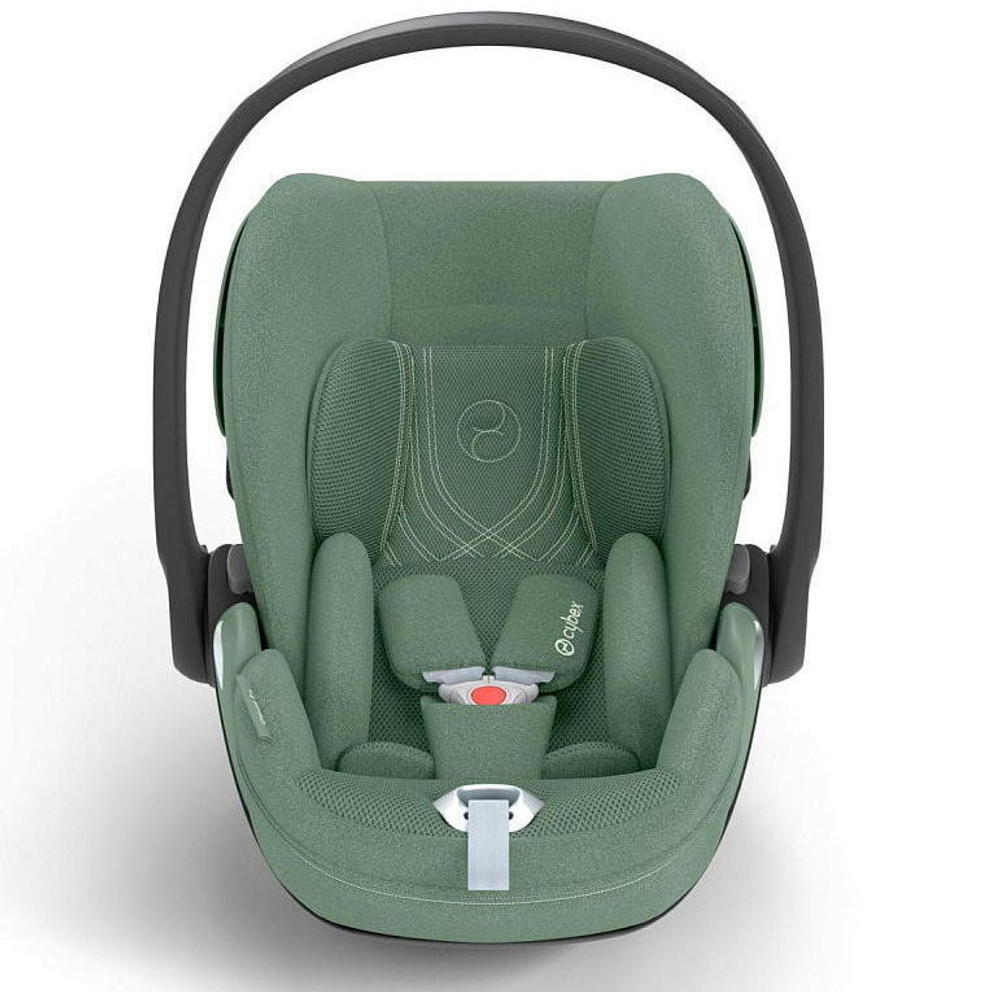 Коляска Cybex Balios S Lux TPE complete Cloud T Leaf Green Plus 3 в 1 Almond Beige с дождевиками