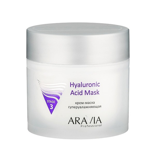 Крем-маска супер увлажняющая Aravia Professional Hyaluronic Acid Mask 300мл