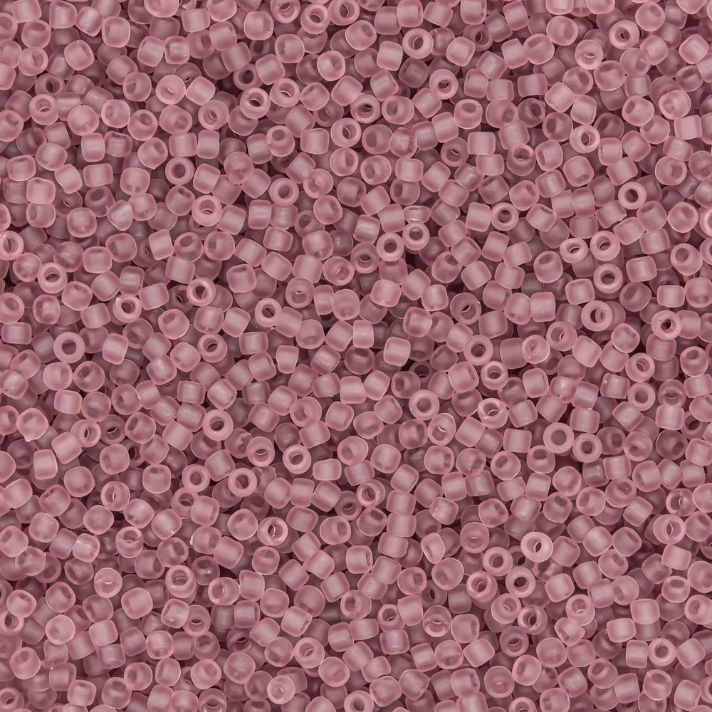 Японский бисер TOHO Round 15/0 (№6F), прозрачный матовый