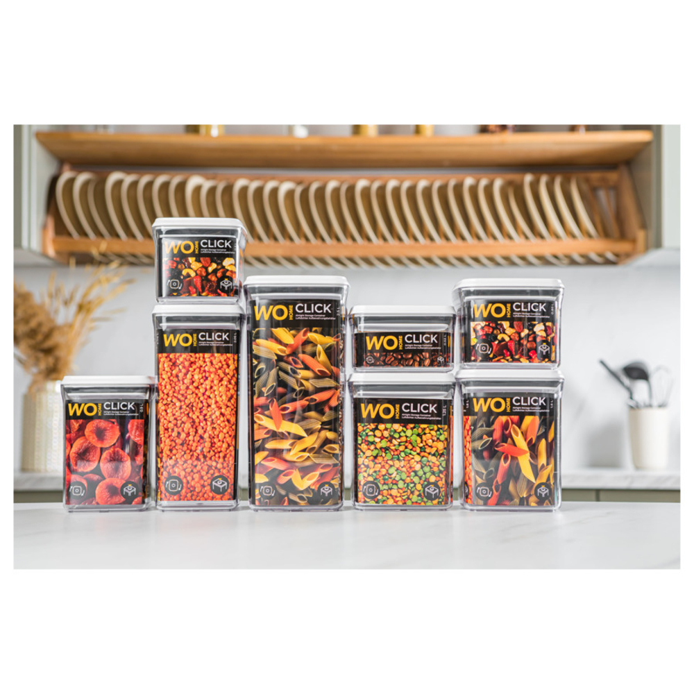Контейнер для сыпучих продуктов 2.5л Wo Home Click