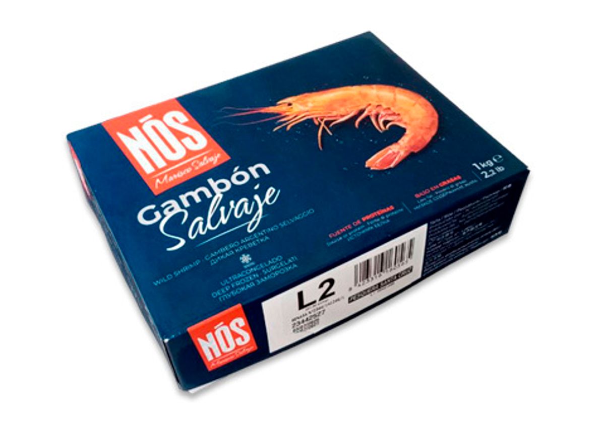 Лангустины Аргентинские с головой L2, 1кг