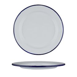 Тарелка d 20,5 см h1,7 см Blue Rim эмалированая сталь SUNNEX [1]