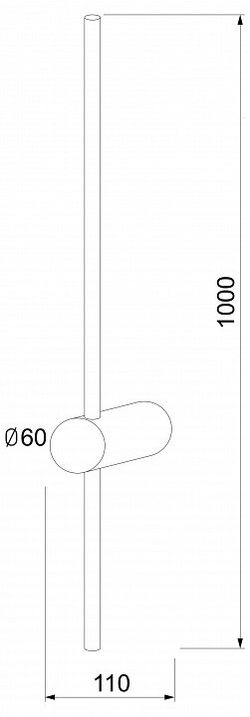 Бра Elektrostandard Cane a061490