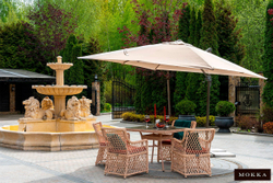 Комплект плетеной  мебели MOKKA VILLA ROSA (4 кресла) + 4 подушки