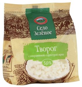 ТВОРОГ 5% 200ГР СЕЛО ЗЕЛЕНОЕ