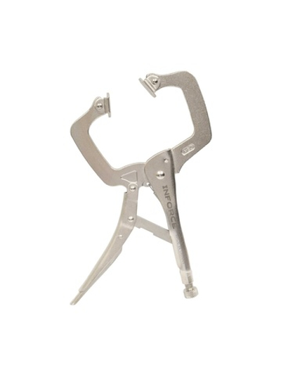 Ручные тиски Inforce с С-образным захватом 280 мм 06-03-49