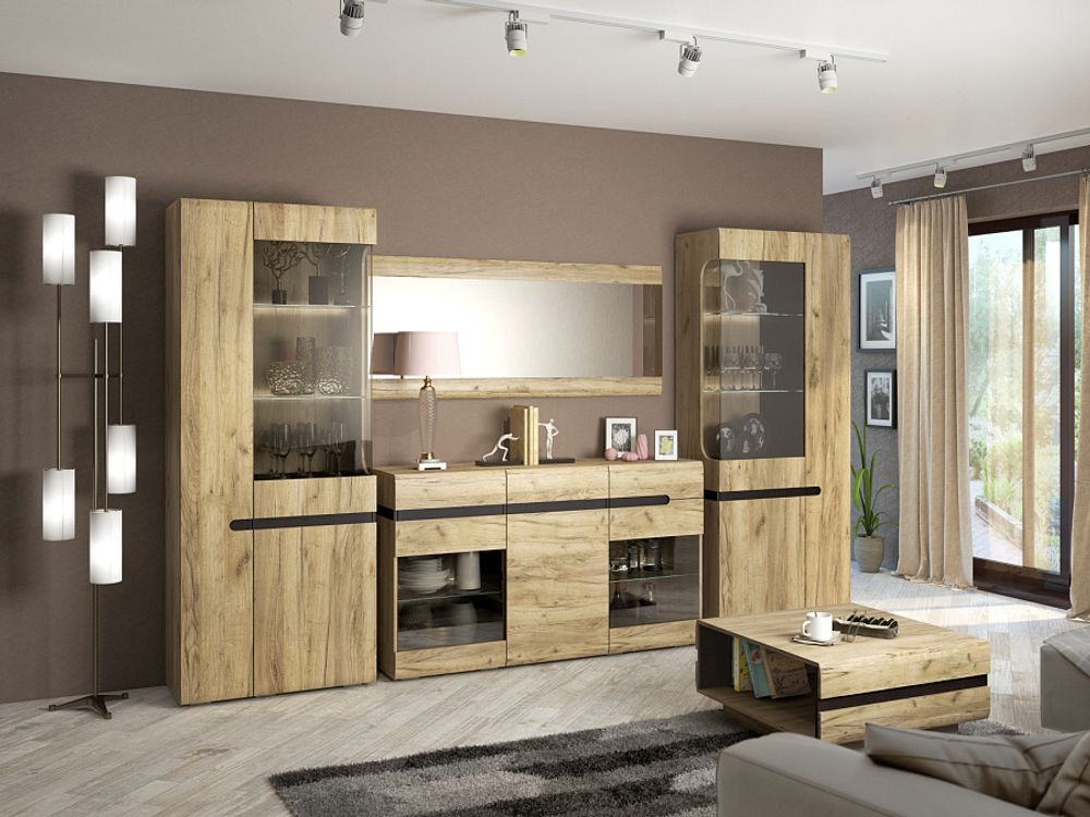 Ультра Зеркало к комоду-витрина