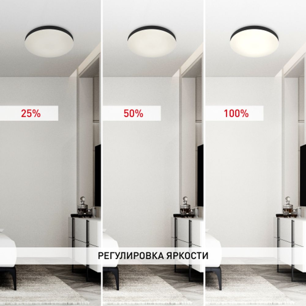 Светильник потолочный светодиодный ЭРА Классик с ДУ Relict 48 Pult SPB-6-60-RC BK 60W 3000-6500K Черный