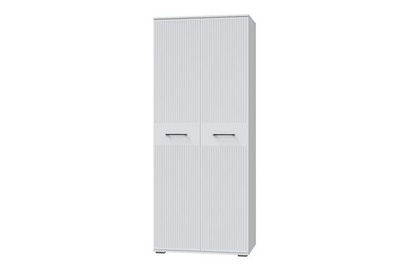 ШАРЛИЗ-спальня Шкаф 2дв. для платья и белья (б/зеркала) (ш902*г578*в2213мм), Белый снег