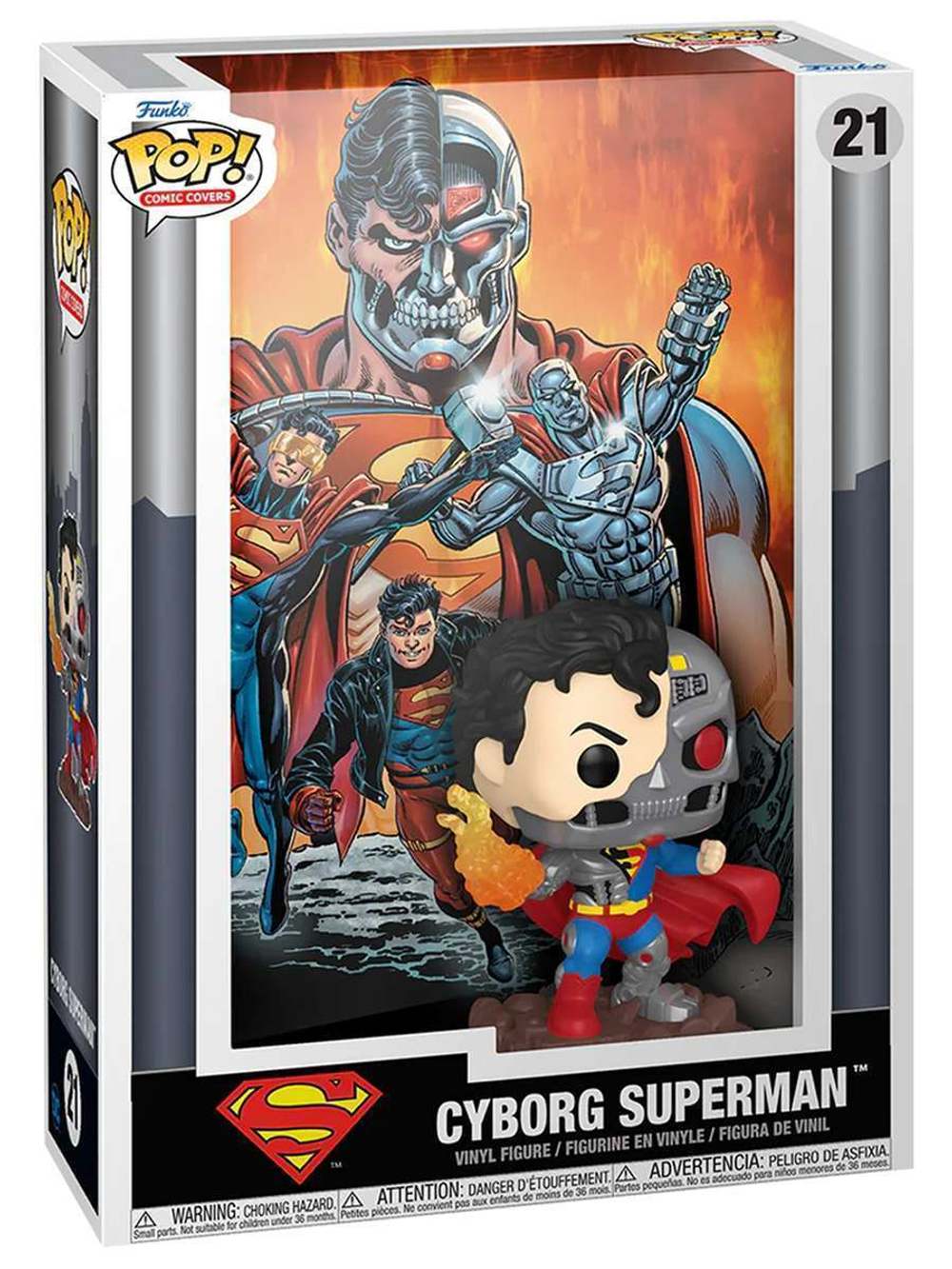 Фигурка Funko POP! Comic Covers DC Cyborg Superman (21) 83729