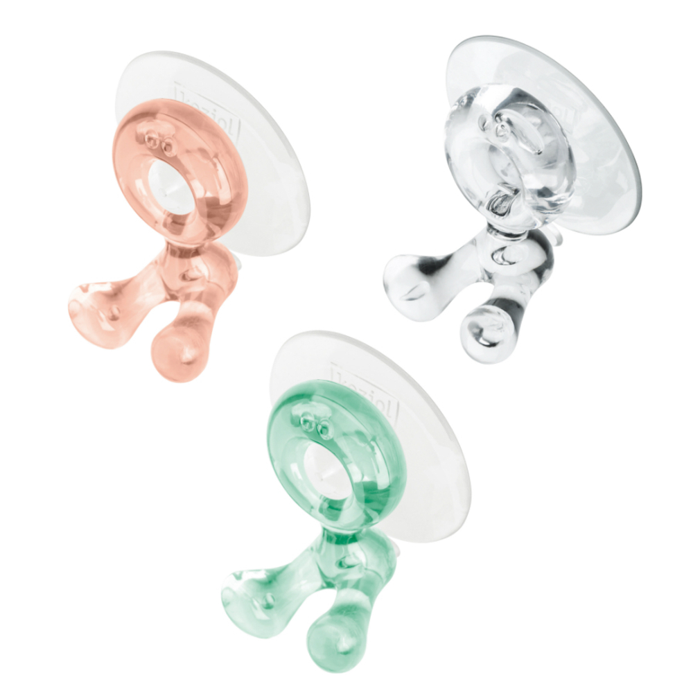 Набор держателей для зубных щеток на присоске tommy, разноцветный, 3 шт.