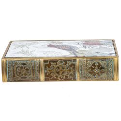 GAEM Шкатулка-книга с зеркальным элементом, L20 W6,5 H30 см