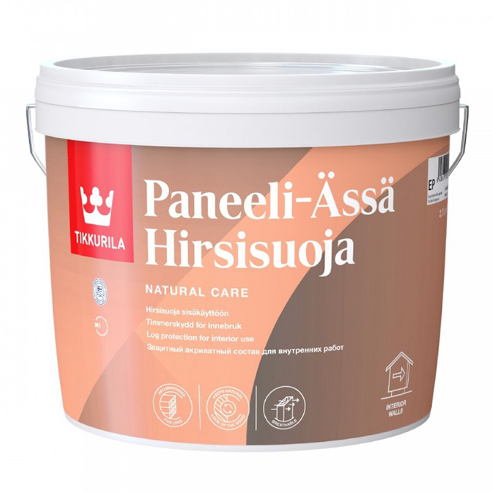 Лак TIK Paneeli-Assa Expert (Paneeli-Assa 10) интерьерный (0,9л) матовый