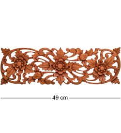 Decor and Gift 17-110_A Панно резное «Цветы» (суар, о.Бали)