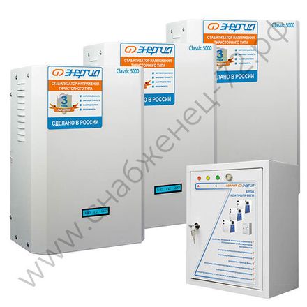 Тиристорные трехфазные стабилизаторы напряжения