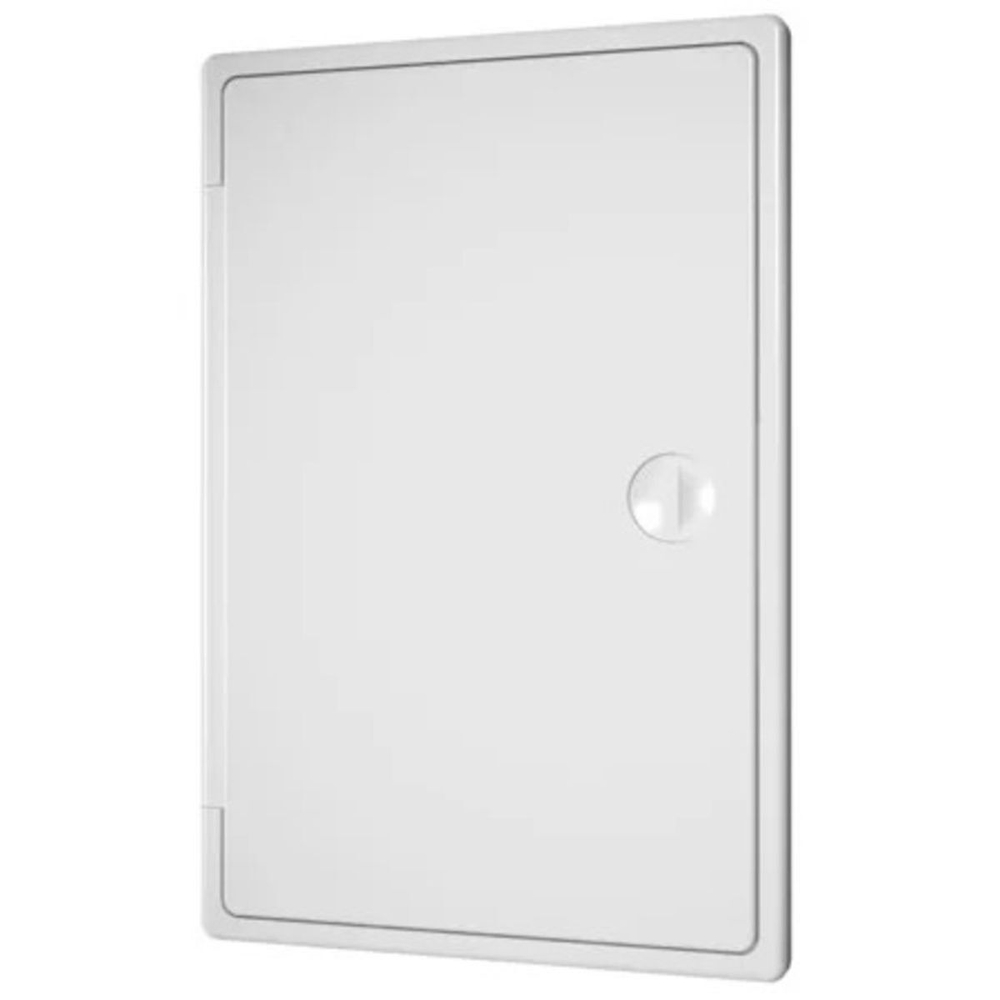 Лючок вентиляционный пластик, 300х400 мм, с ручкой-задвижкой, Эра, ЛТ3040П