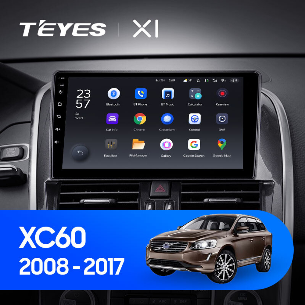 Teyes X1 9"для Volvo XC60 2008-2013