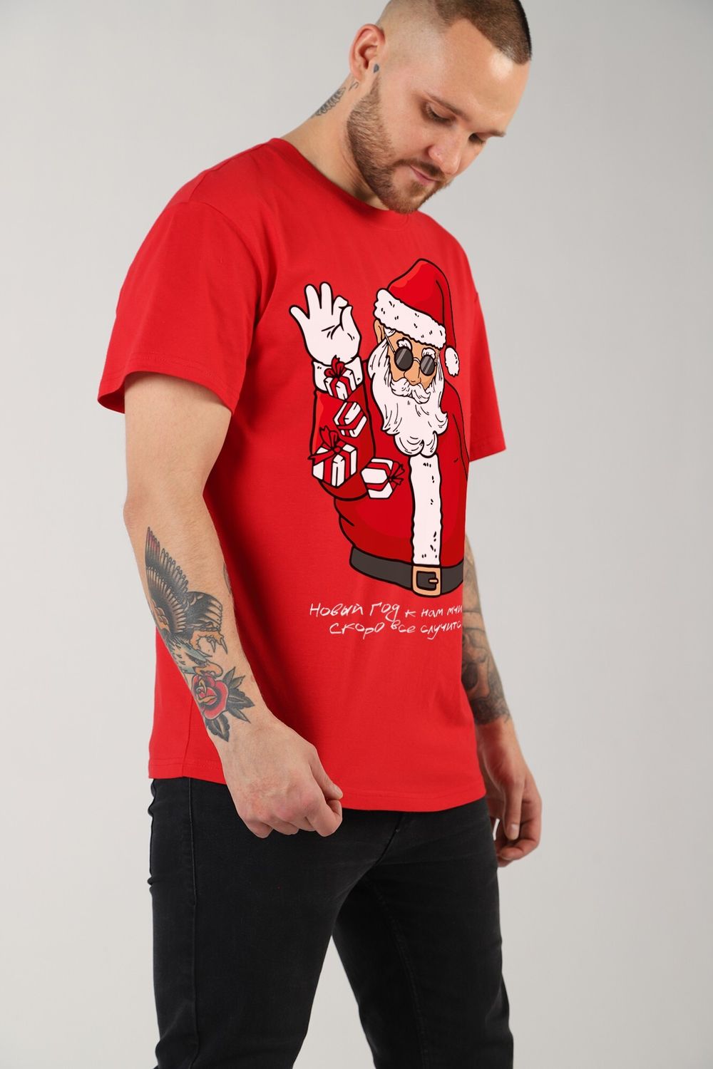 Фуфайка (футболка) мужская Карнавал-4 Виотекс КРАСНЫЙ