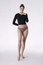 Бесшовные трусики Joy (Размер: M) (Цвет: черный)